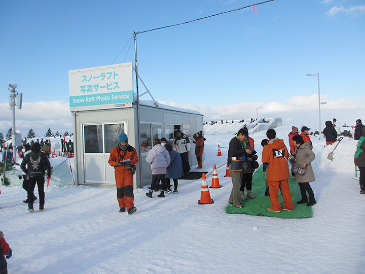 雪まつり会場フォトサービス